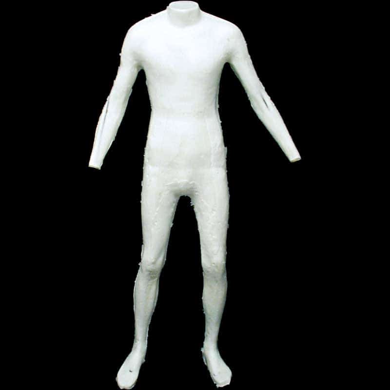 1 PIECE MALE BODY FORM – POSABLE ARMATURE