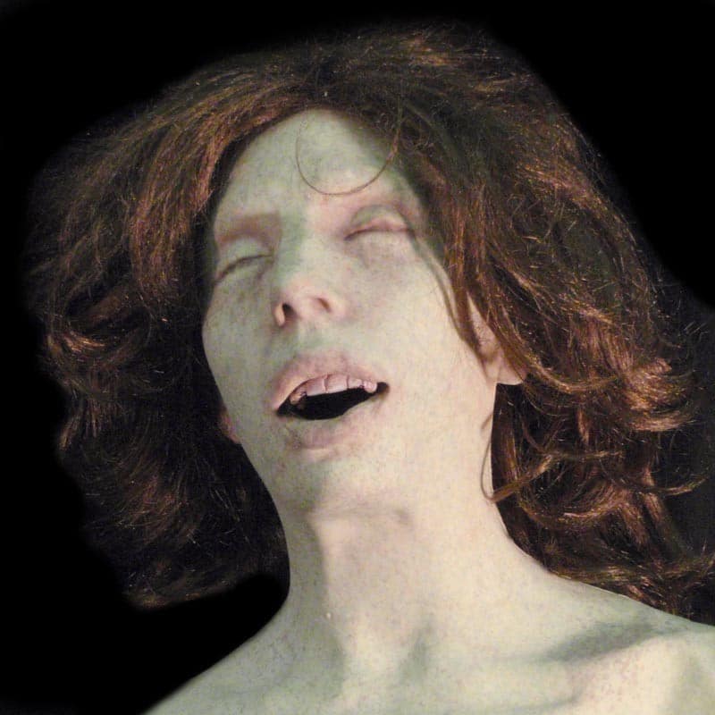 ANNA HEAD-ZOMBIE -w/HAIR