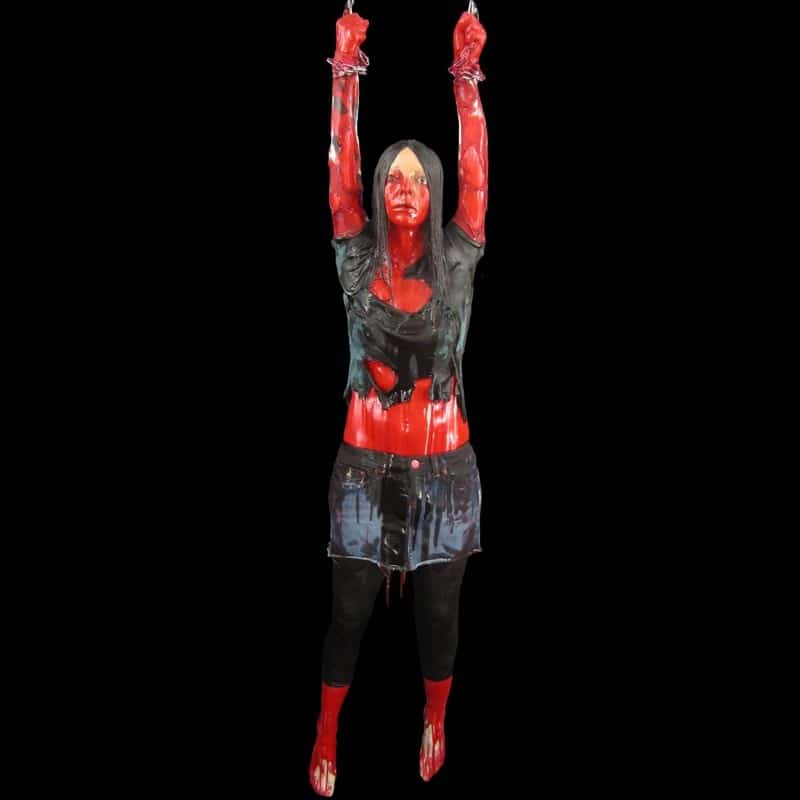 BETTY-HUNG @ HANDS w/ CHAIN : POINT FEET-BLOODY