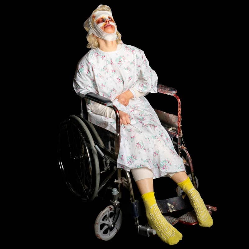 BOTCHED CHARACTER – WHEELCHAIR NOT INCLUDED