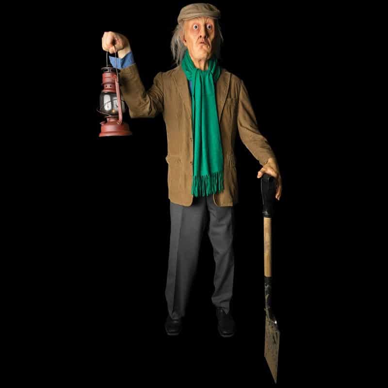 CARETAKER BODY WITH CARETAKER HEAD, LANTERN AND SHOVEL
