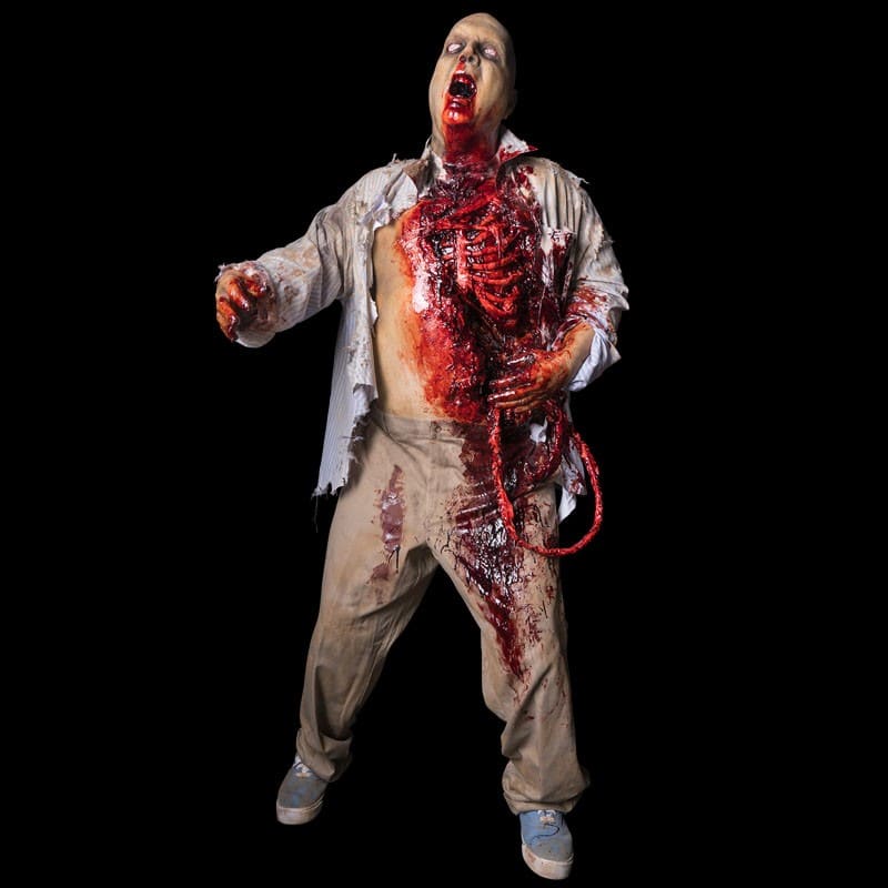 CHUCK STALKER ZOMBIE POSABLE BODY