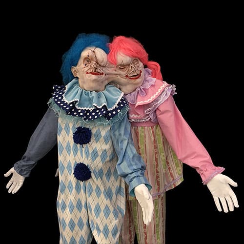 CONJOINED JACK AND JILL CLOWNS
