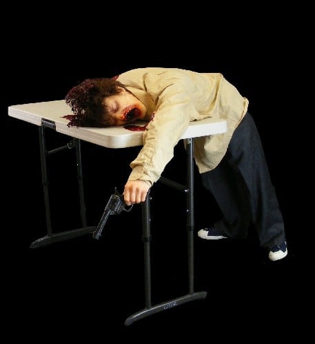 DEATH BODY – GUNSHOT VICTIM
