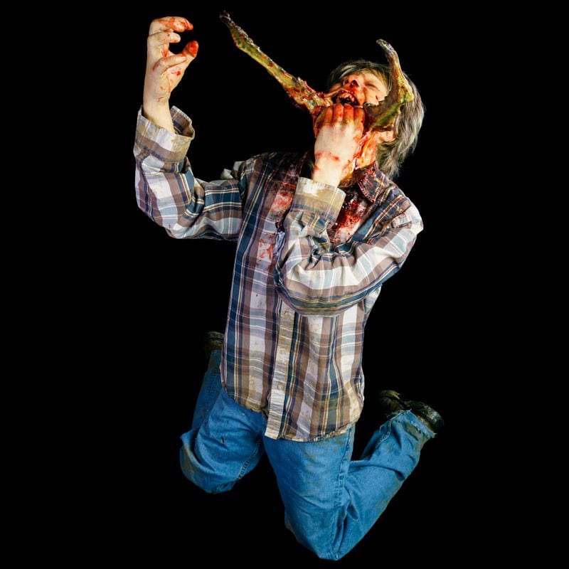 DEATH BODY WITH INSECT LEGS TEARING OUT OF MOUTH