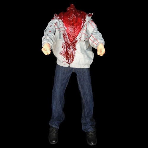 DECAPITATED KID WEARING STREET CLOTHES