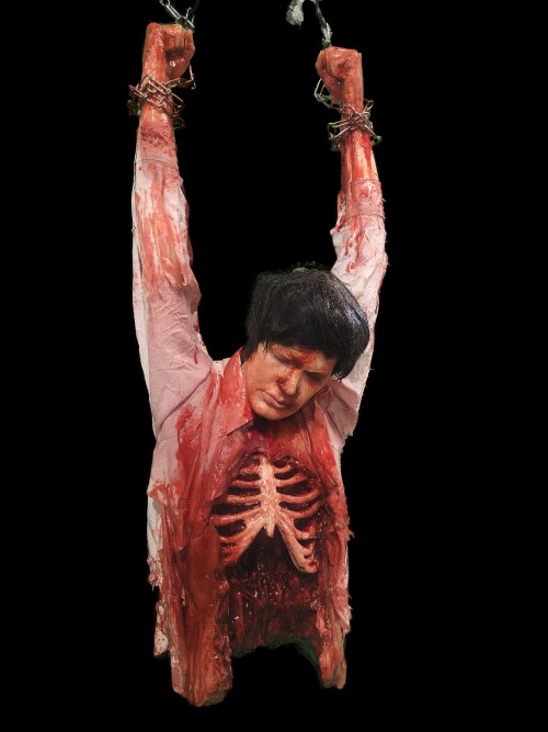 UPPER TORSO FRANK WITH BLOODY EXPOSED RIBS