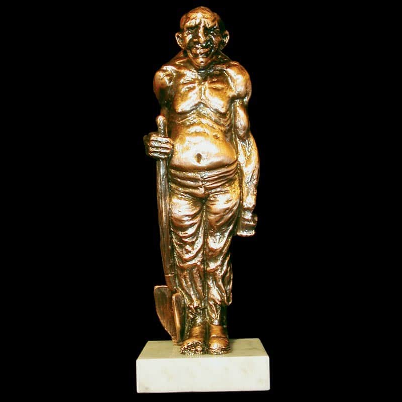GRAVE DIGGER HAUNT AWARD-GOLD FINISH
