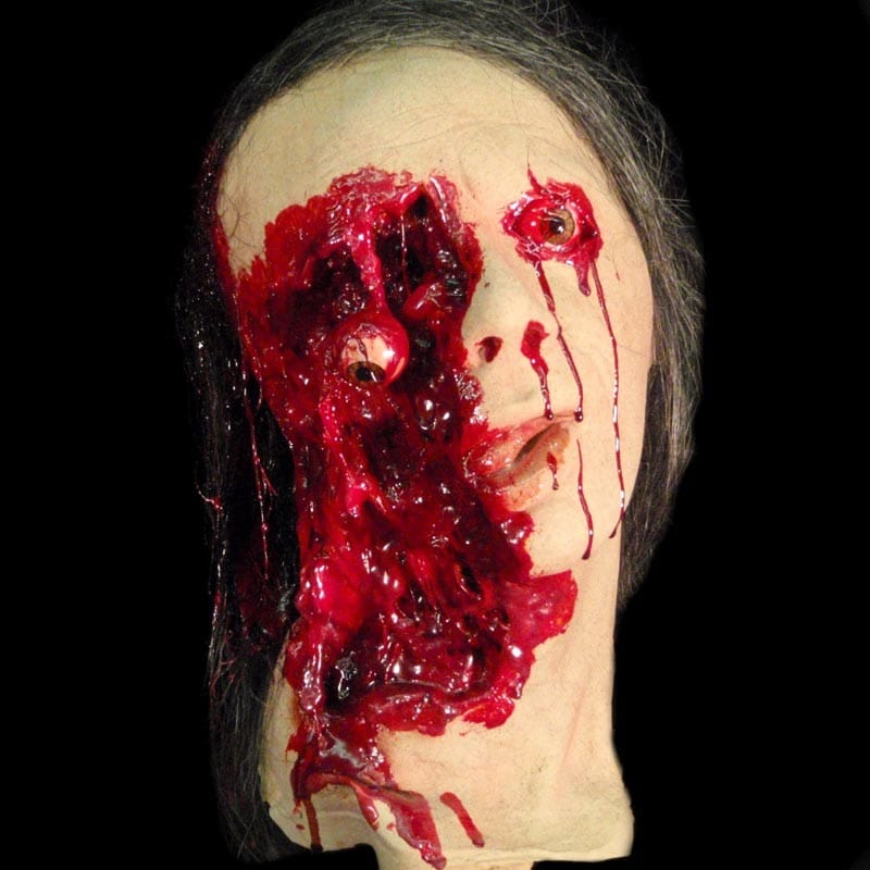 HALF FACE HEAD-FRESH -w/HAIR