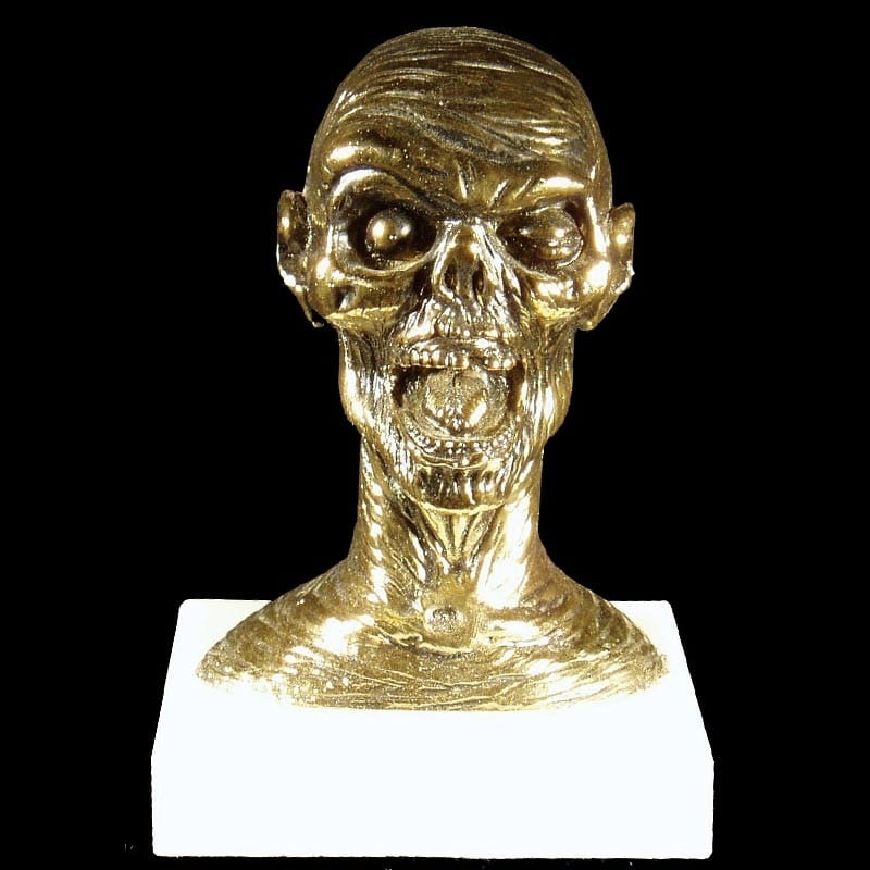 HAUNTED MAN HAUNT AWARD-GOLD FINISH