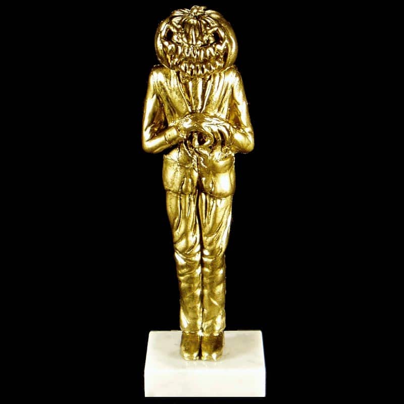 HAUNTWORLD HAUNT AWARD-GOLD FINISH