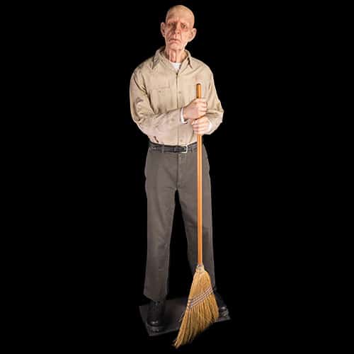 JANITOR W/BROOM (OLD TIMER)