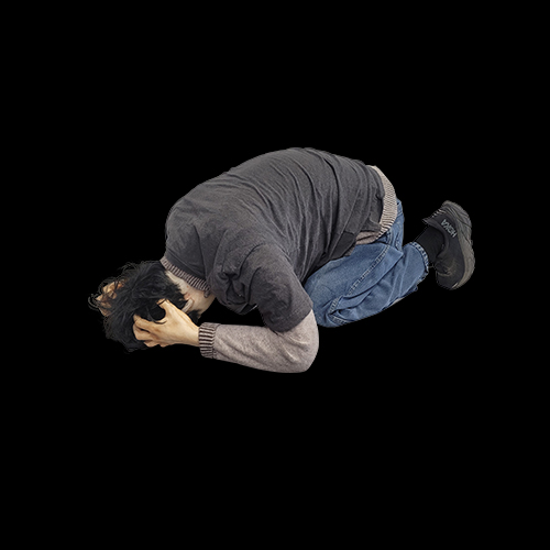 KNEELING MALE BODY