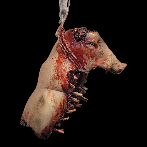 MEDIUM BLOODY PIG w/ BRAIN