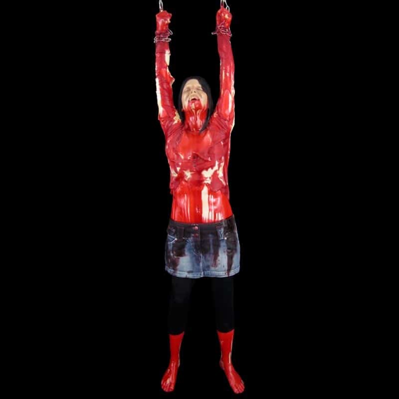 NICHOLE-HUNG @ HANDS w/ CHAIN : FLAT FEET-BLOODY