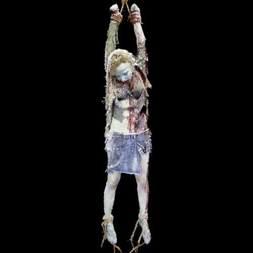 NICHOLE HUNG @ HANDS w/ ROPE POINT FEET & FROZEN – CHAINSAW VICTIM.