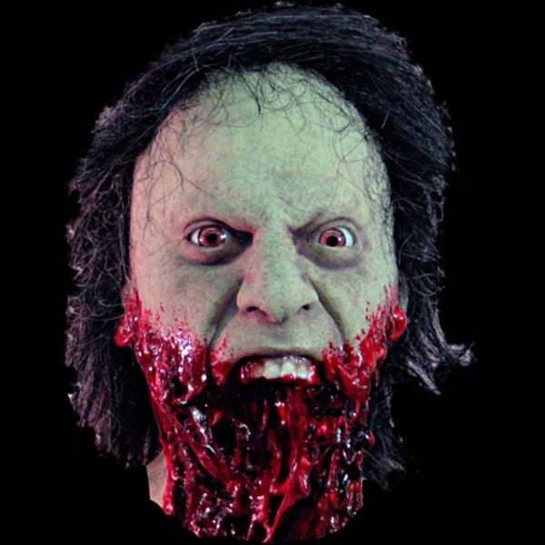 NO JAW HEAD-ZOMBIE -w/HAIR