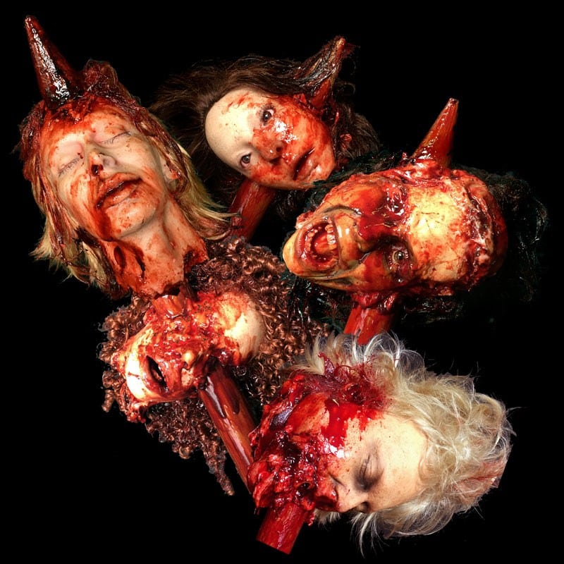 PIKED HEADS SET OF 5