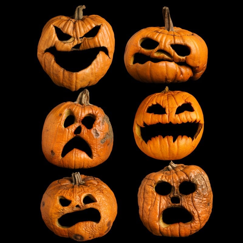 PORCH PUMPKINS 2017 – 6pc.
