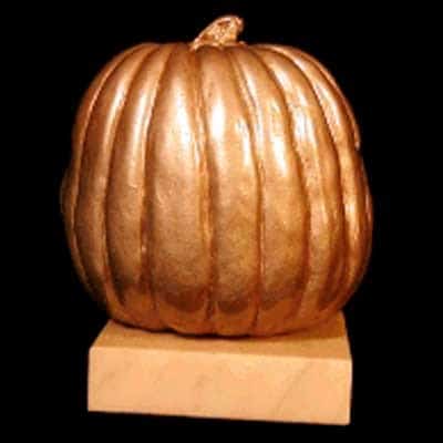PUMPKIN HAUNT AWARD-GOLD FINISH
