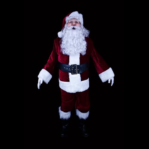 SANTA CLAUS w/ PLUSH SUIT