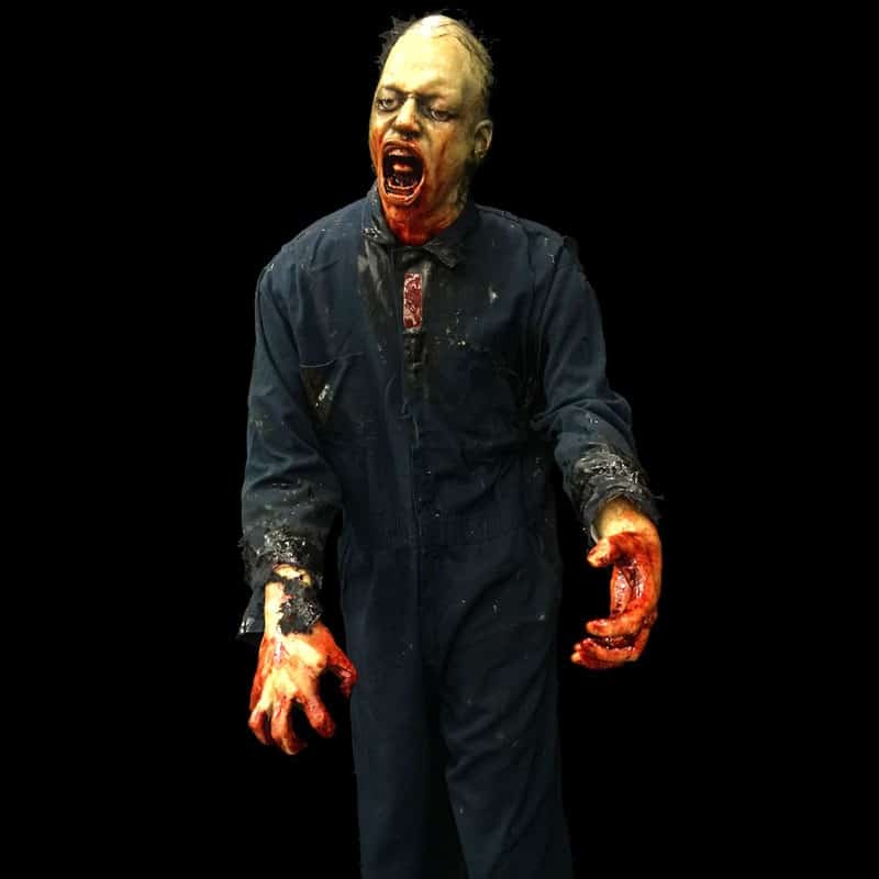 SCREAMER JANITOR ZOMBIE – POSABLE