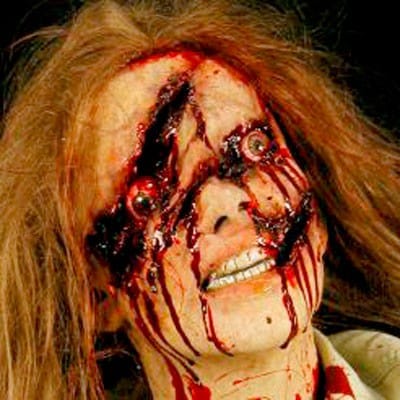 SLASH HEAD-BLOODY -w/HAIR