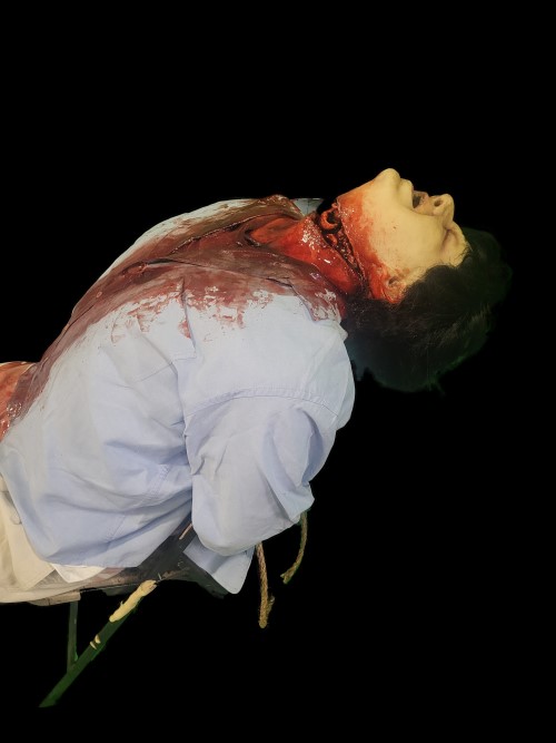 SLASHED THROAT ARNIE