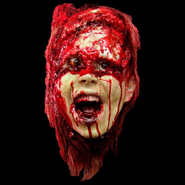 TOPPED HEAD-BLOODY -w/HAIR