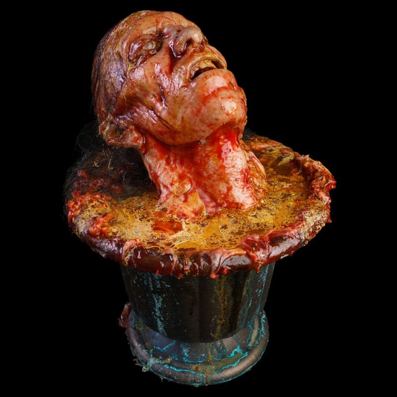 URN WITH MELT HEAD