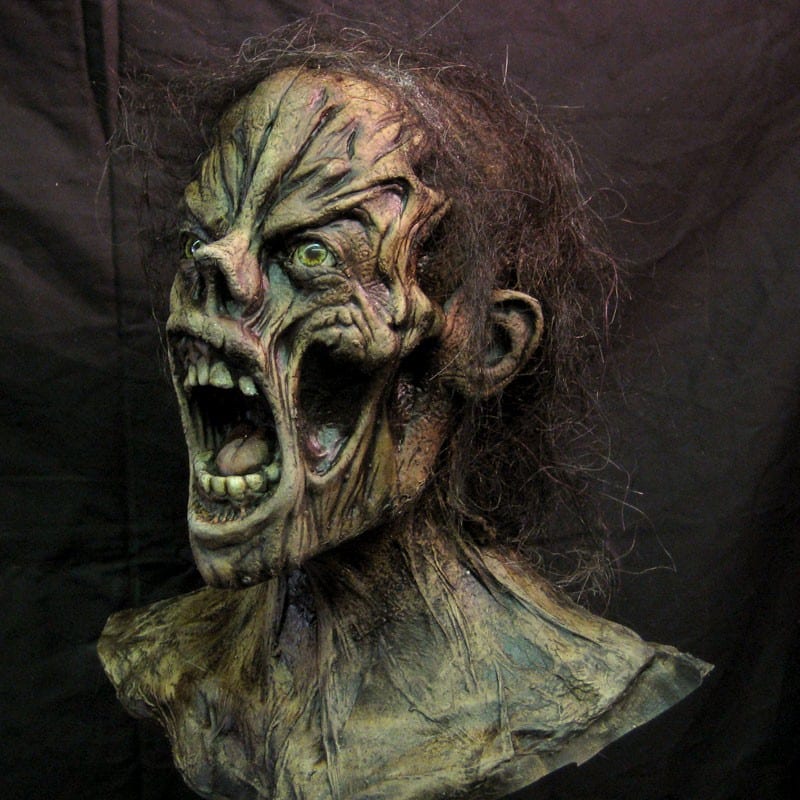 WARRIOR MUMMY HEAD-w/HAIR
