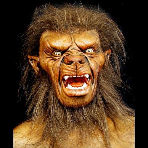 WEREWOLF HEAD-w/HAIR