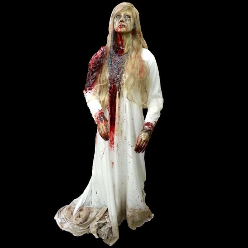 ZOMBIE BRIDE CARLA WITH NECK GORE POSABLE BODY